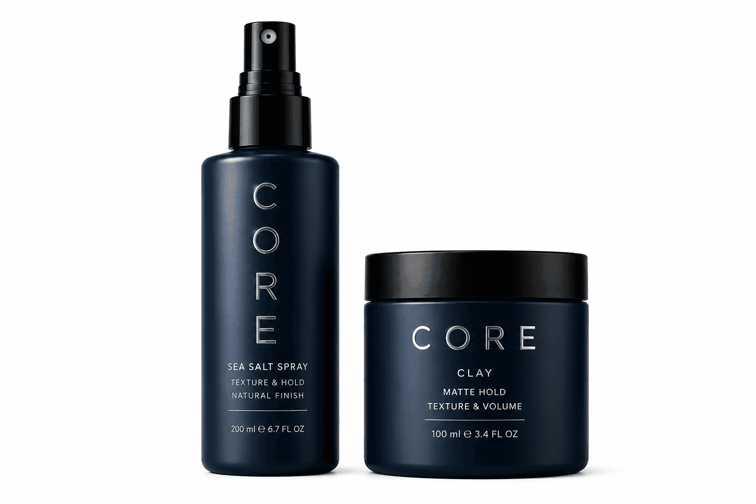 CORE Sea Salt Spray and Hair Clay bundle